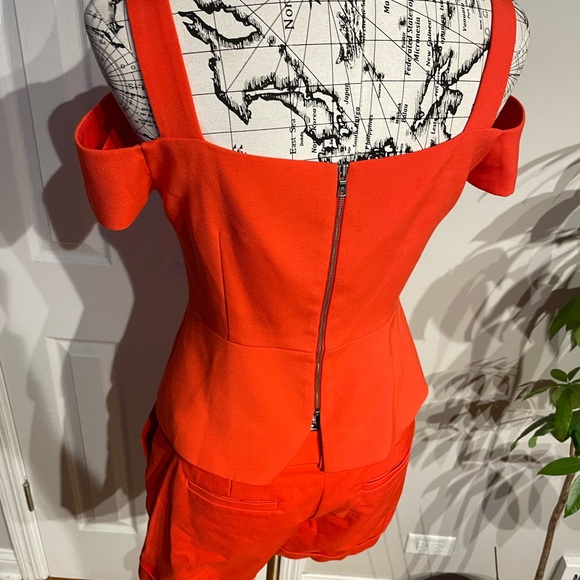 ✅Matching Set Top Blouse Off Shoulder Zip colorful Casual Dress Work Day Party - Picture 3 of 6